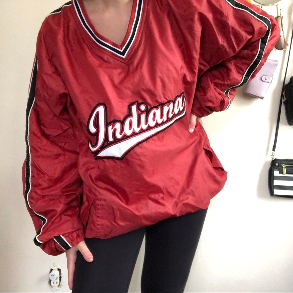 SOLD ON DEPOP Vintage Indiana Varsity Sweatshirt